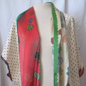 Wearable Art Kimono Tunic - Multi Colored